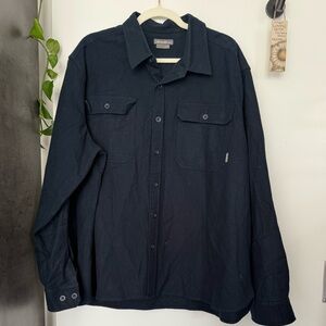 Eddie Bauer Men's Dark Blue Shirt Jacket